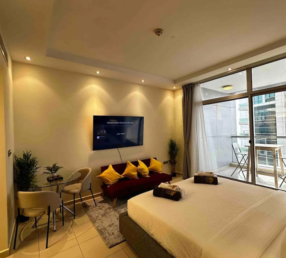 Apartment Luxury Modern Studio In Dubai Marina With Sea View